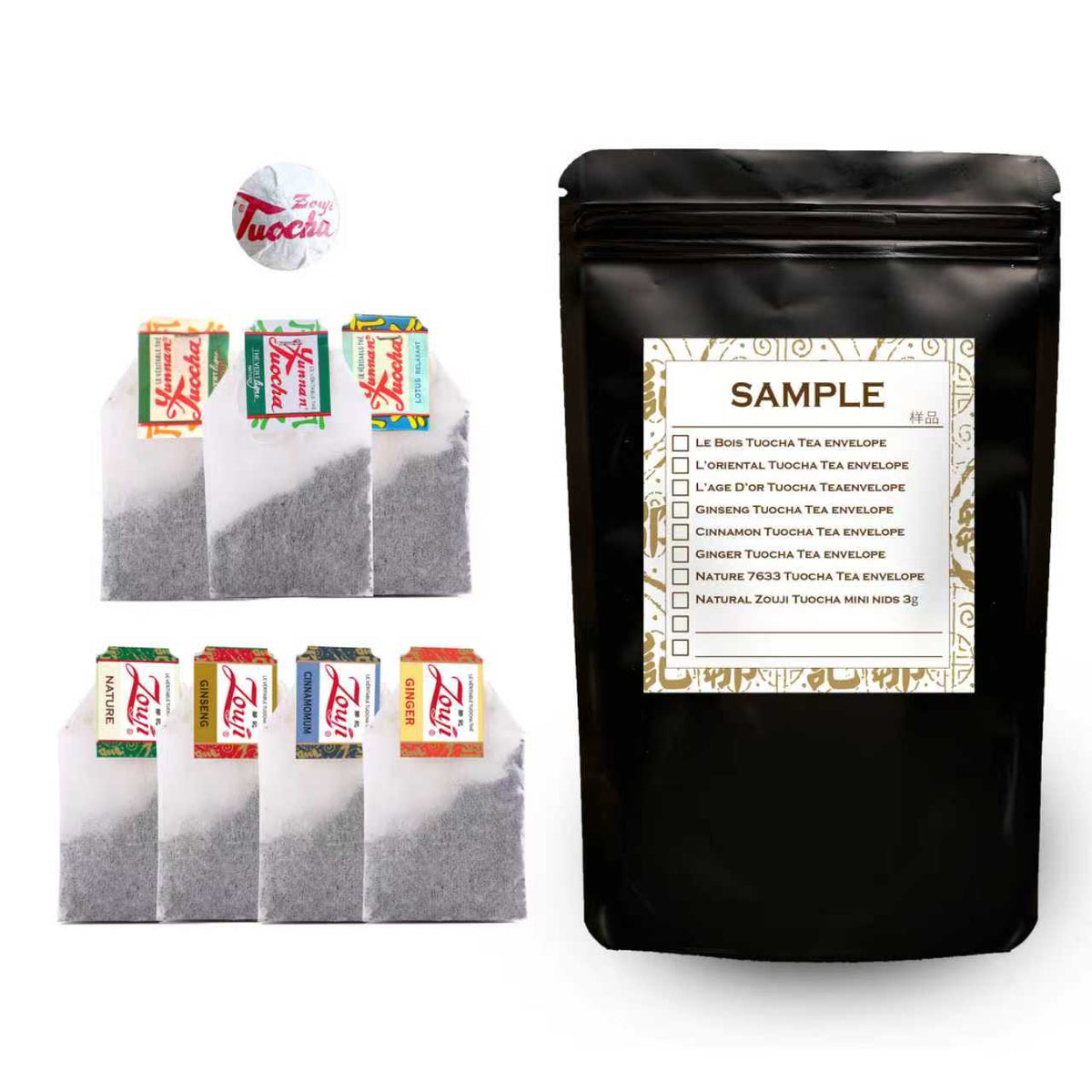 Coffret découverte 7+1 Sachets De Thé | Yunnan Tuocha / Zouji