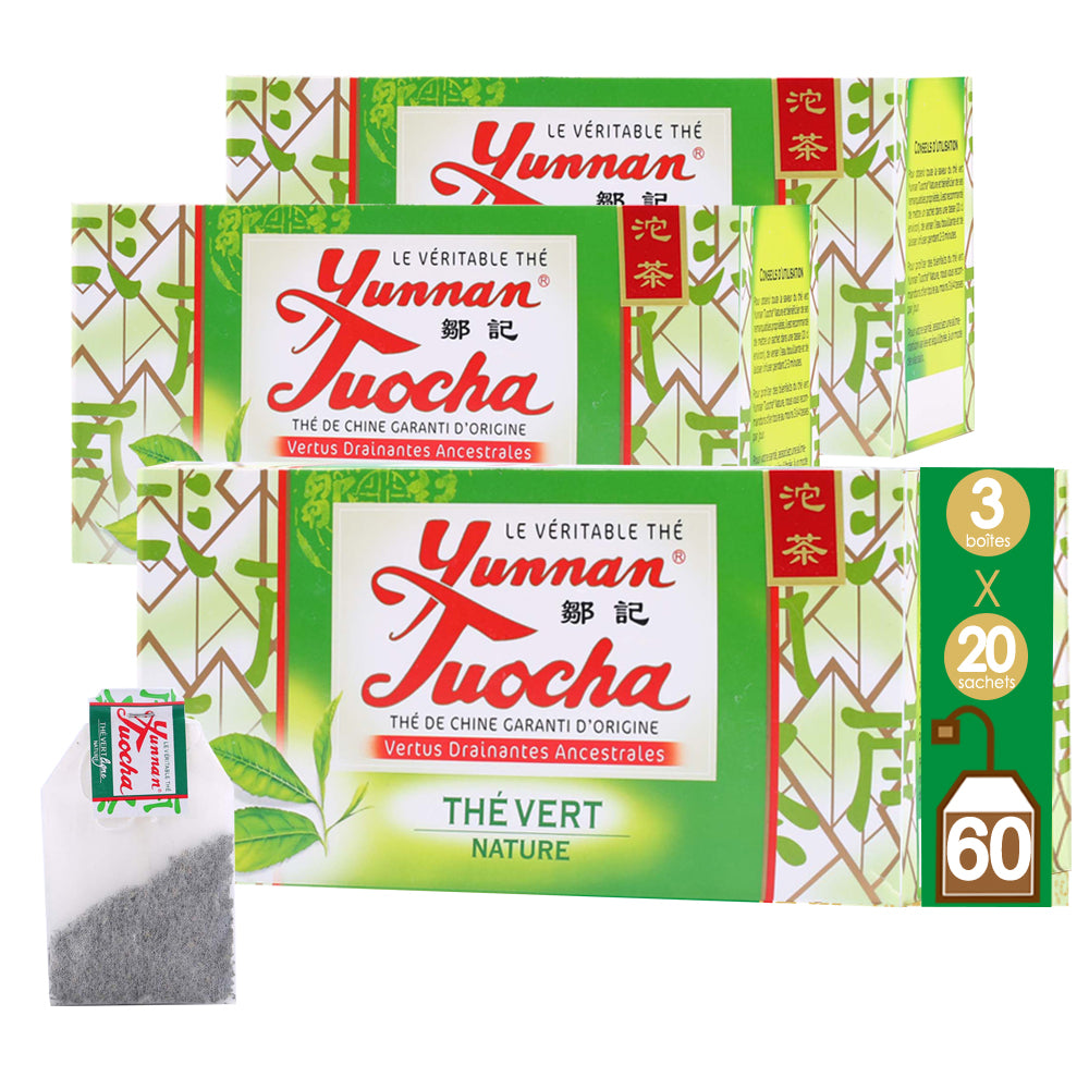 Sachets de Thé Vert Naturel | Yunnan Tuocha / Zouji