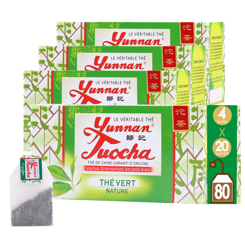 Sachets de Thé Vert Naturel | Yunnan Tuocha / Zouji