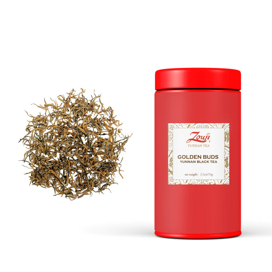Thé Noir Yunnan Bourgeons Dorés | Yunnan Tuocha / Zouji